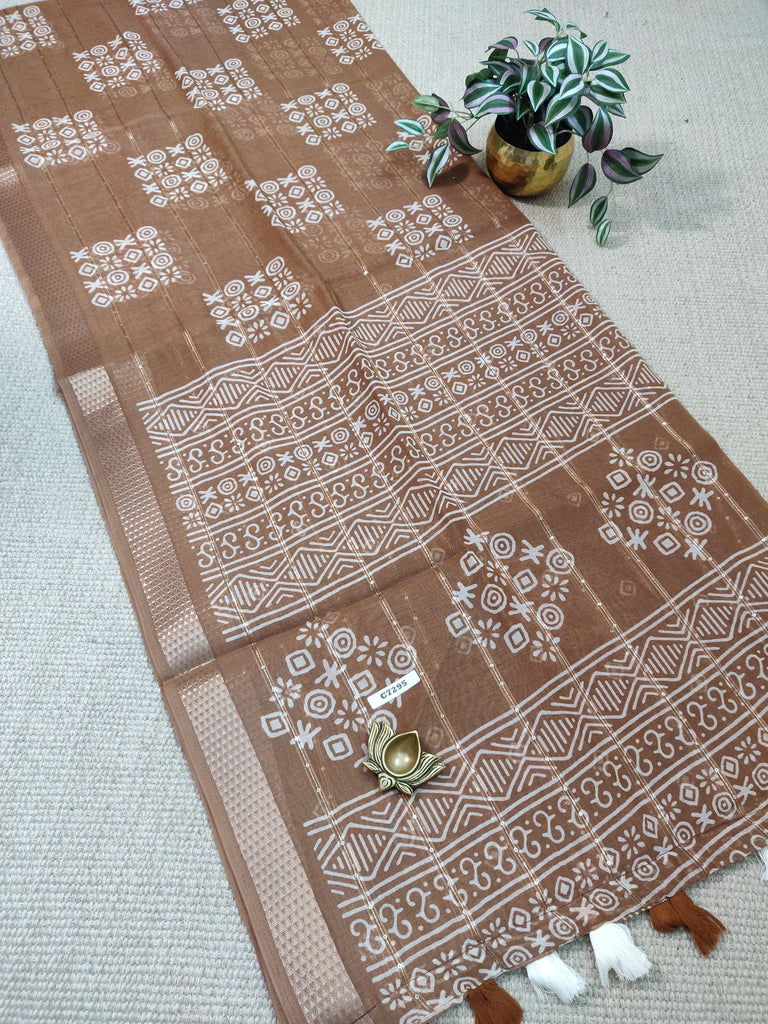 Fancy Cotton Sarees #C7295