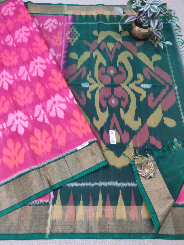 Pure Silk Cotton Sarees #C8524