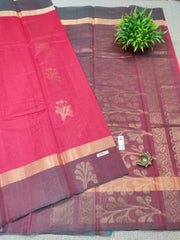 Pure Silk Cotton Sarees #C9827