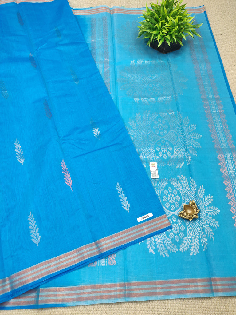 Pure Silk Cotton Sarees #C9824