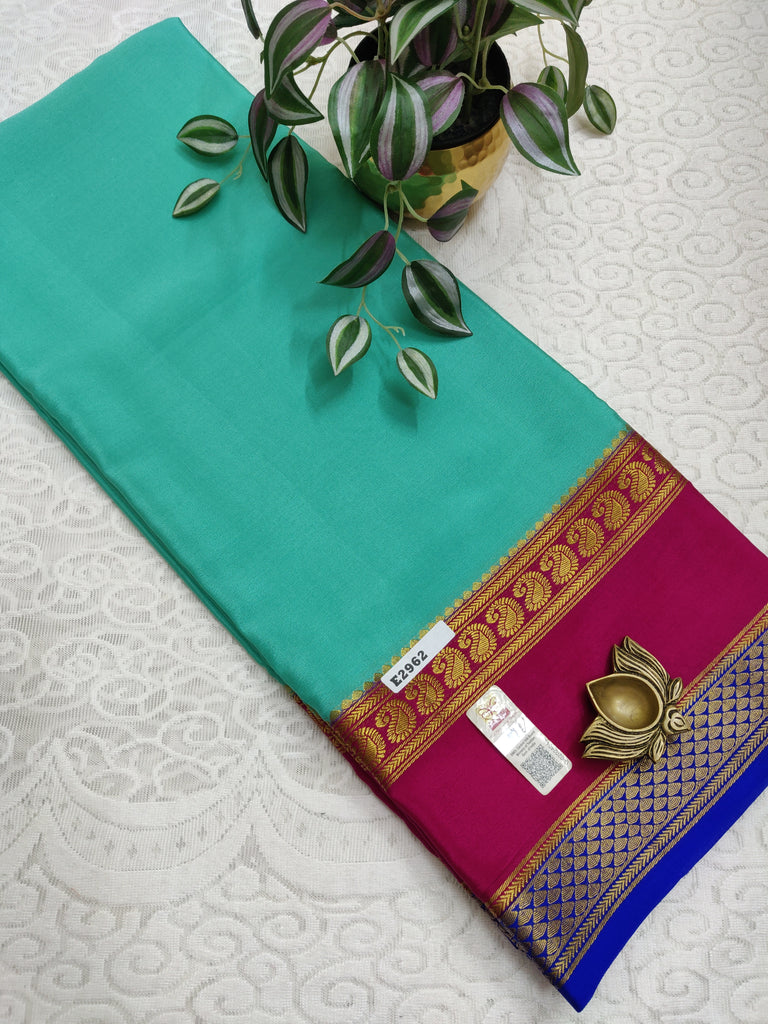 Pure Crepe Silk Saree #E2962