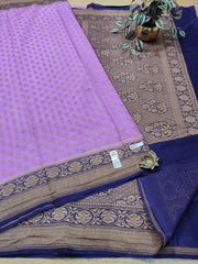 Pure Banaras Georgette Sarees #E2932