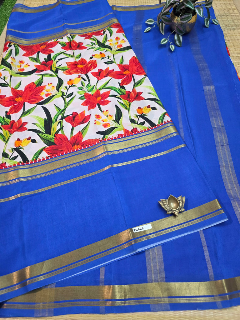 Pure  Crepe Silk Saree #F2929