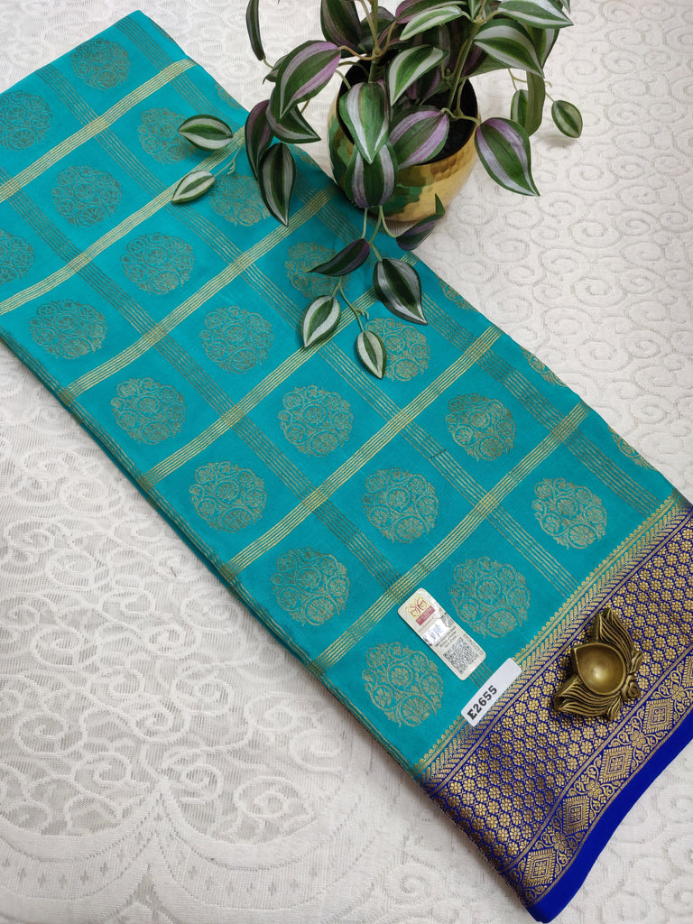Pure Crepe Silk Saree #E2655