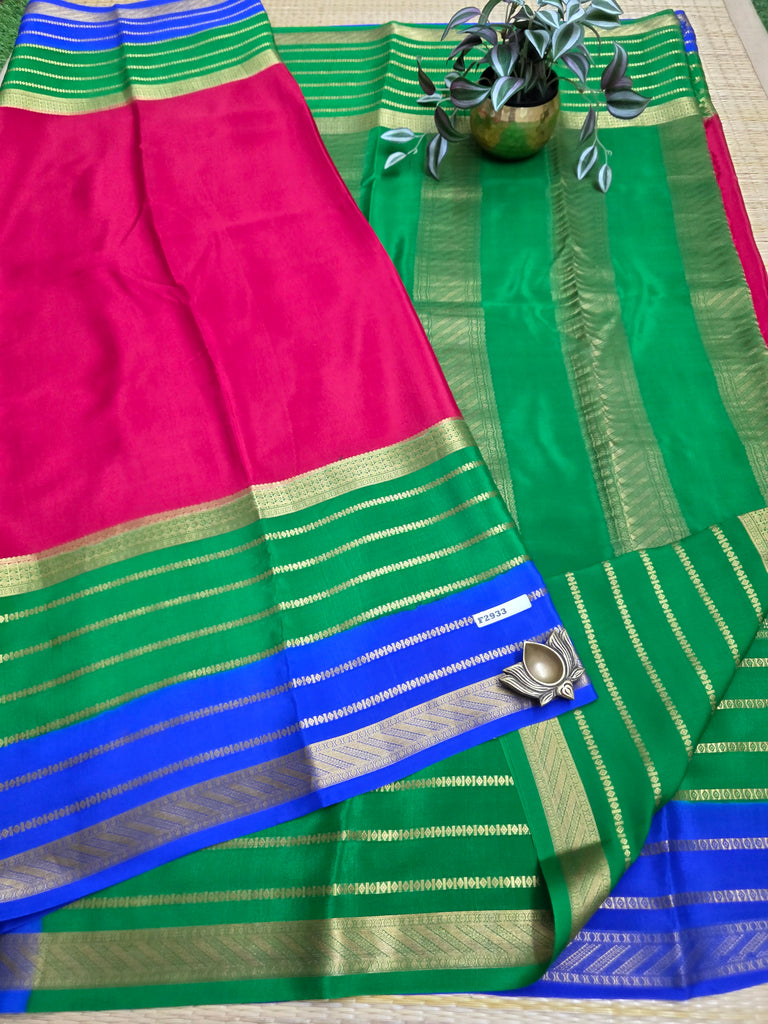 Pure  Crepe Silk Saree #F2933