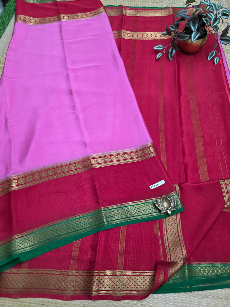 Pure  Crepe Silk Saree #F2915