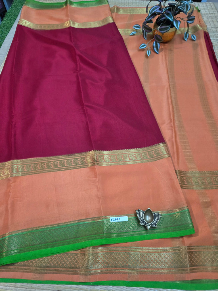 Pure  Crepe Silk Saree #F2912