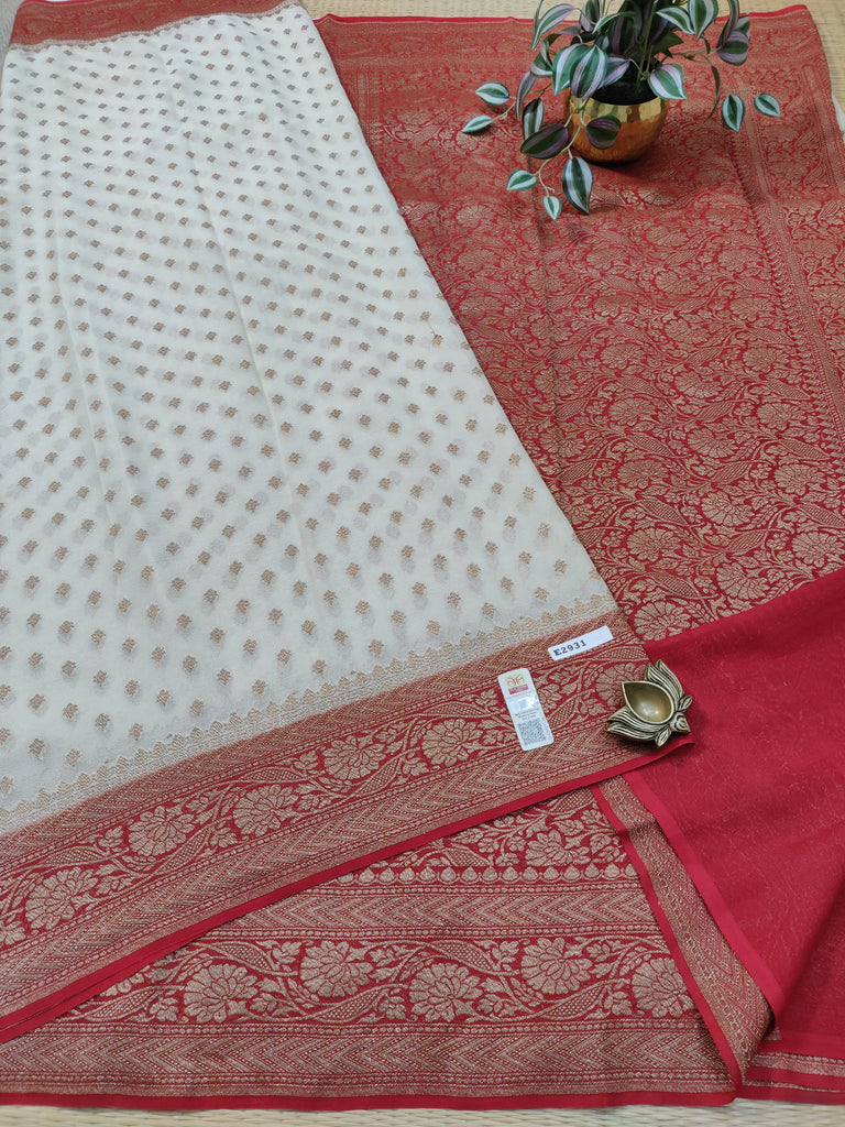 Pure Banaras Georgette Sarees #E2931