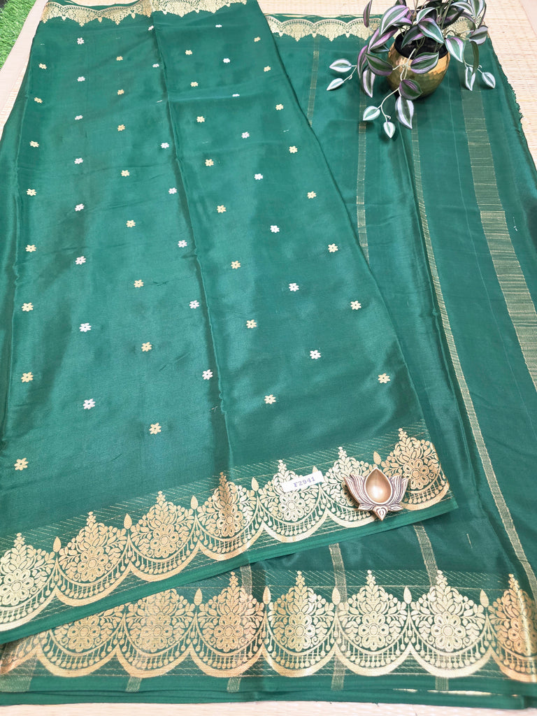 Pure  Crepe Silk Saree #F2941