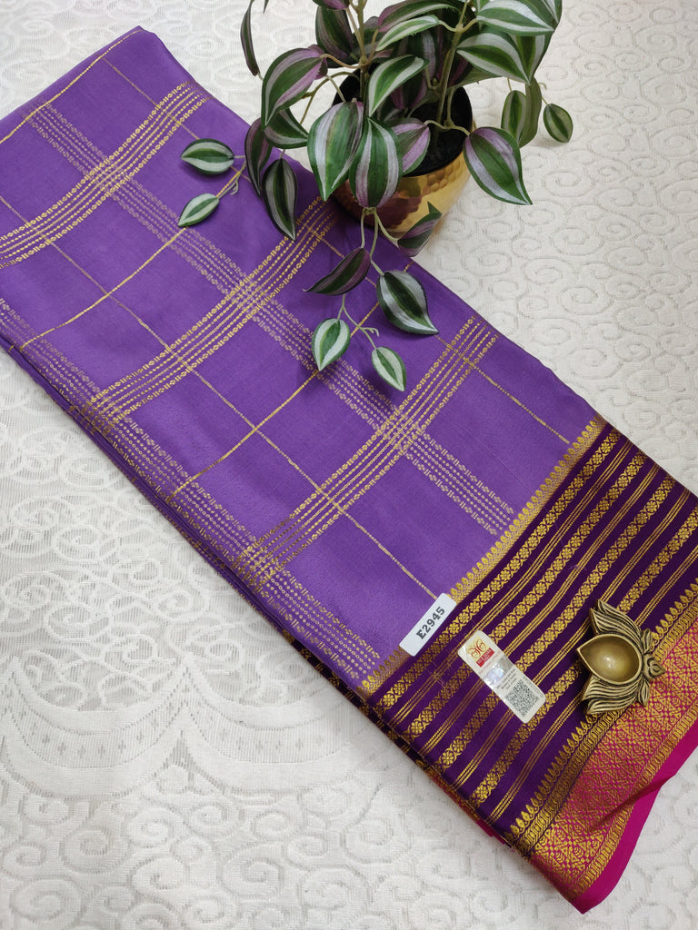 Pure Crepe Silk Saree #E2945