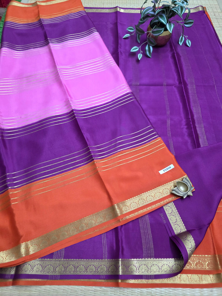 Pure  Crepe Silk Saree #F2950