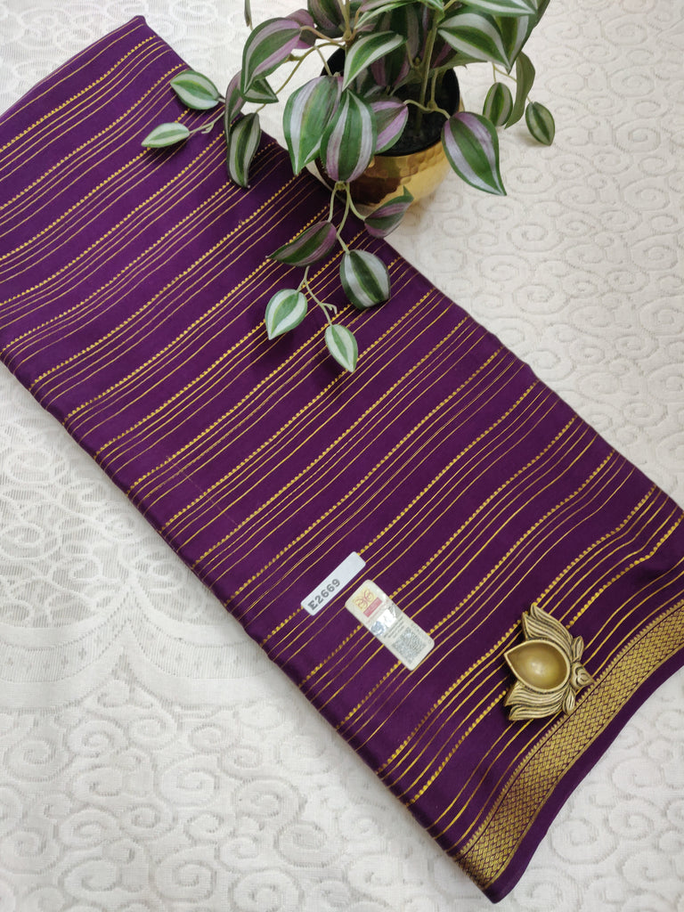 Pure Crepe Silk Saree #E2669