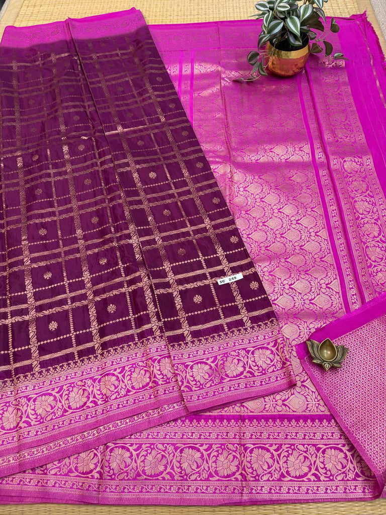 Semi Crepe Sarees # SC249