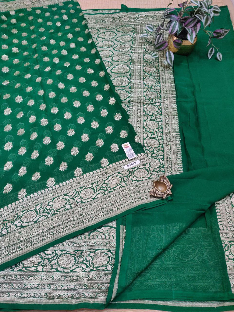 Banaras Georgette Sarees #D4889