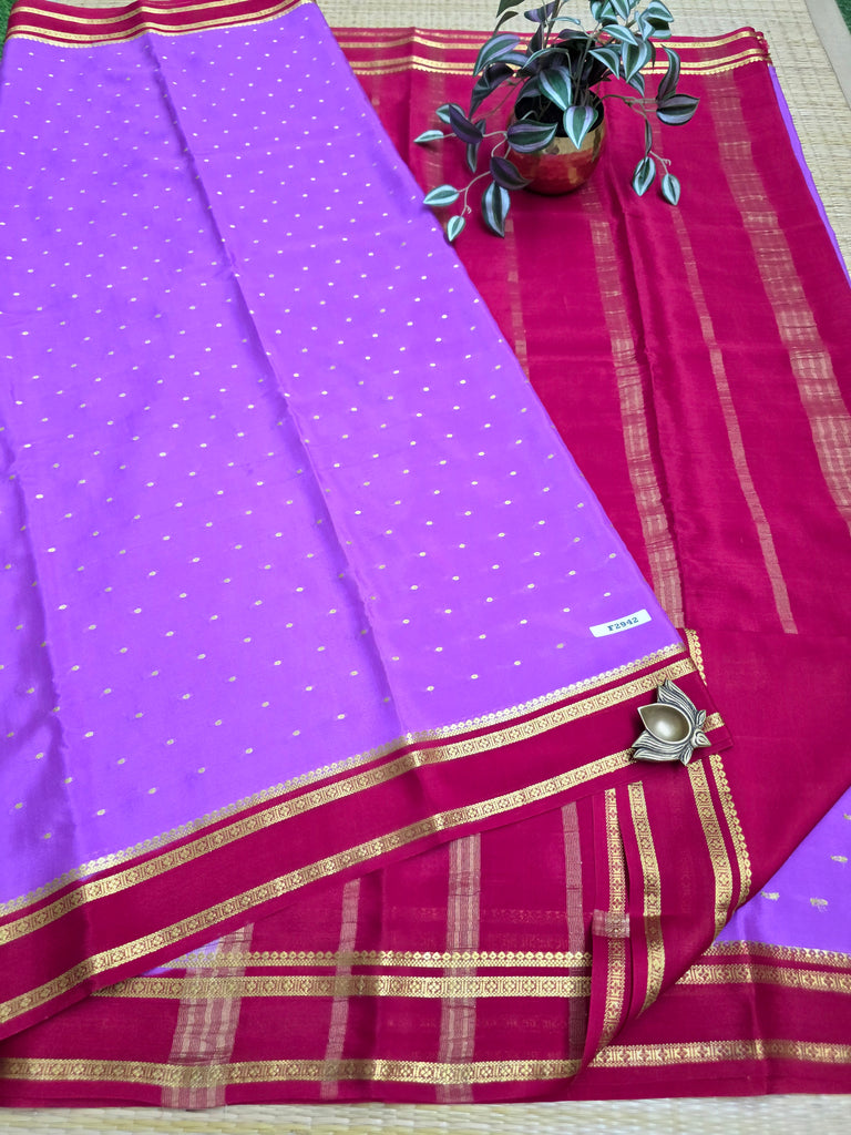 Pure  Crepe Silk Saree #F2942