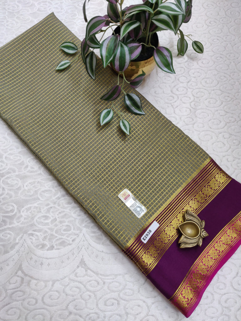 Pure Crepe Silk Saree #E2938