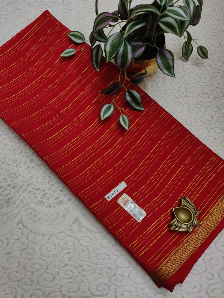Pure Crepe Silk Saree #E2673