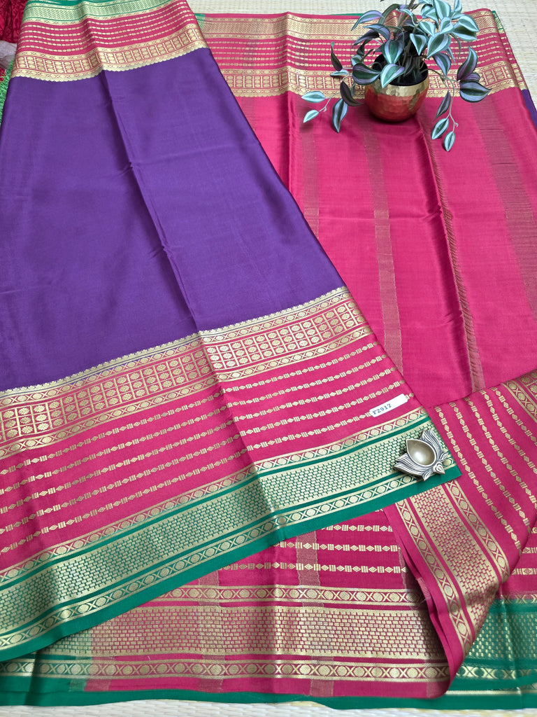 Pure  Crepe Silk Saree #F2917