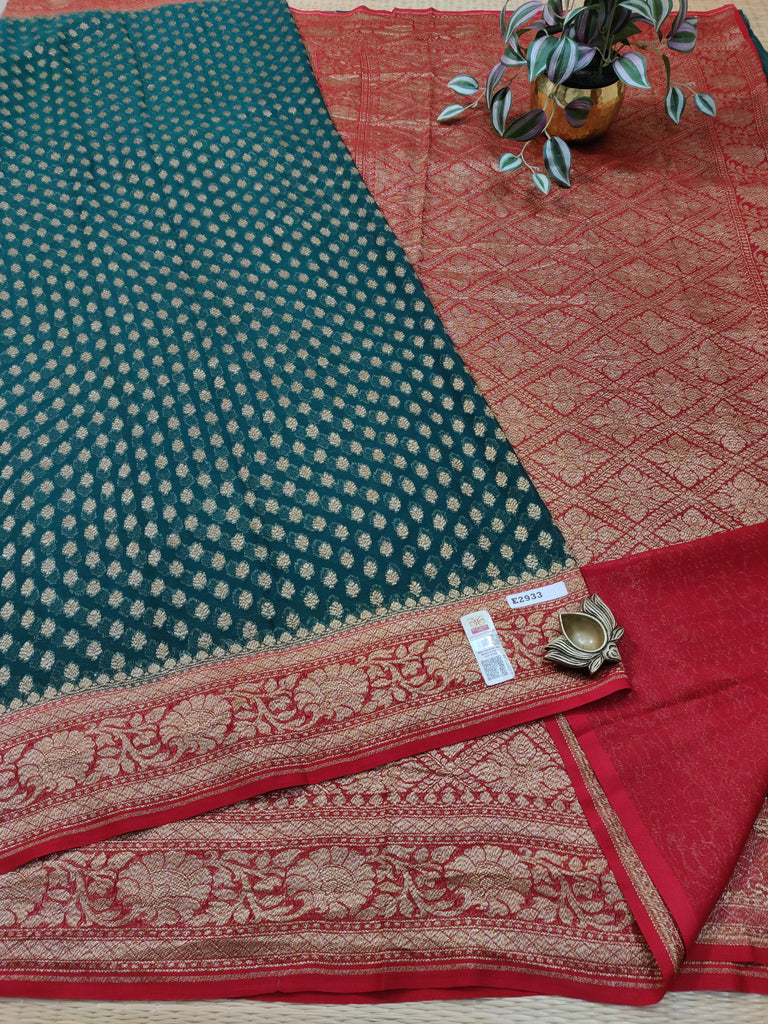 Pure Banaras Georgette Sarees #E2933