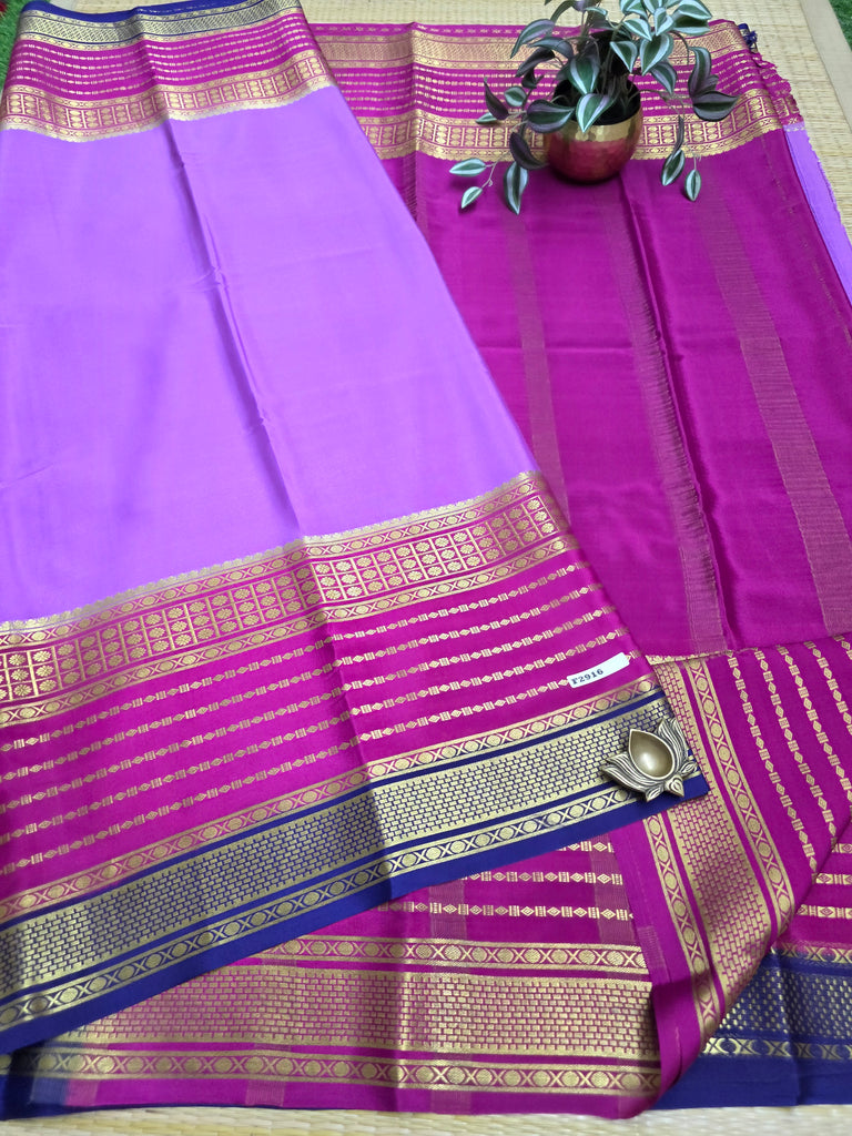 Pure  Crepe Silk Saree #F2916