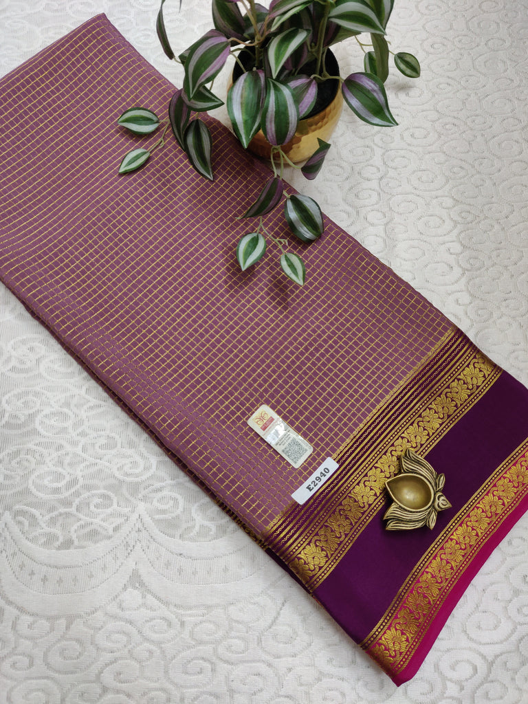 Pure Crepe Silk Saree #E2940