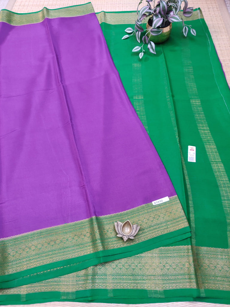 Pure Crepe Silk Saree #E7032