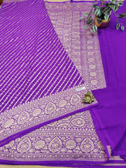 Banaras Georgette Sarees #D4893