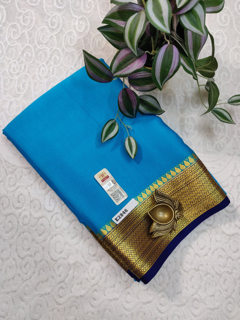 Pure Crepe Silk Saree #E2846