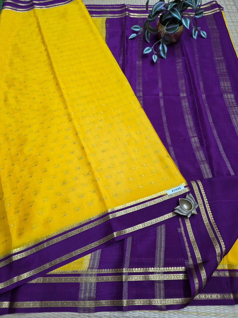 Pure  Crepe Silk Saree #F2948