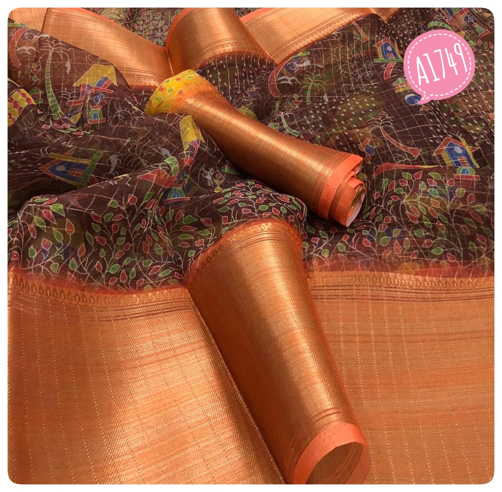 Organza Saree #A1749