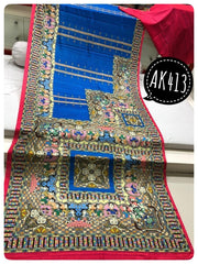 Madhubani Digital Sarees#AK413