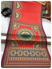 Madhubani Digital Sarees#AK420