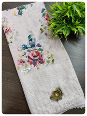 Designer Synthetic Saree #C3264