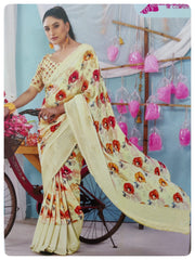 Designer Synthetic Saree #C3258