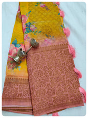 Banaras Cotton Blend Sarees