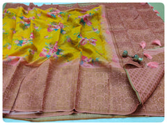 Banaras Cotton Blend Sarees