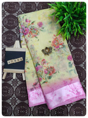 Floral Satin Cotton # A0836