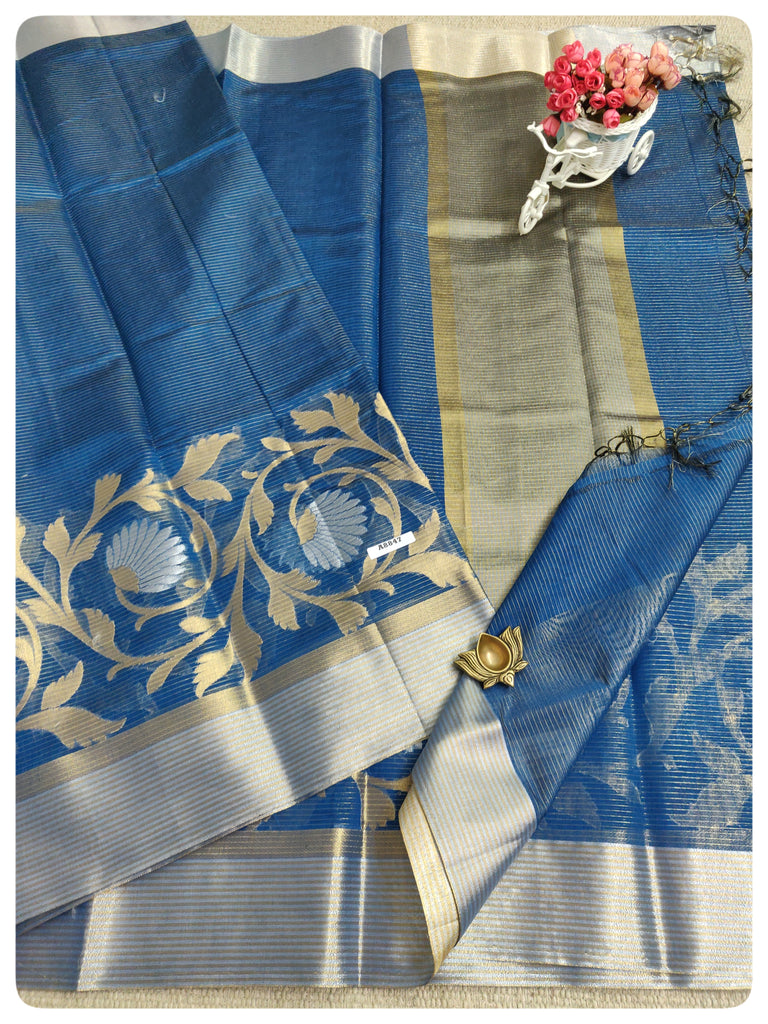 Varanasi Tissue Blend Sarees #A8847