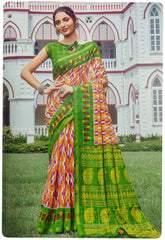 Ikkat Patola Saree #B1281