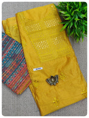 Chanderi & Sequence Dupatta Sets #B2465