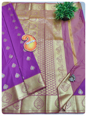 Semi Silk Sarees #B2667