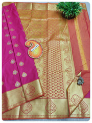 Semi Silk Sarees #B2674