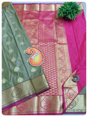 Semi Silk Sarees #B2659