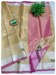 Tanchoi Sarees #A1737