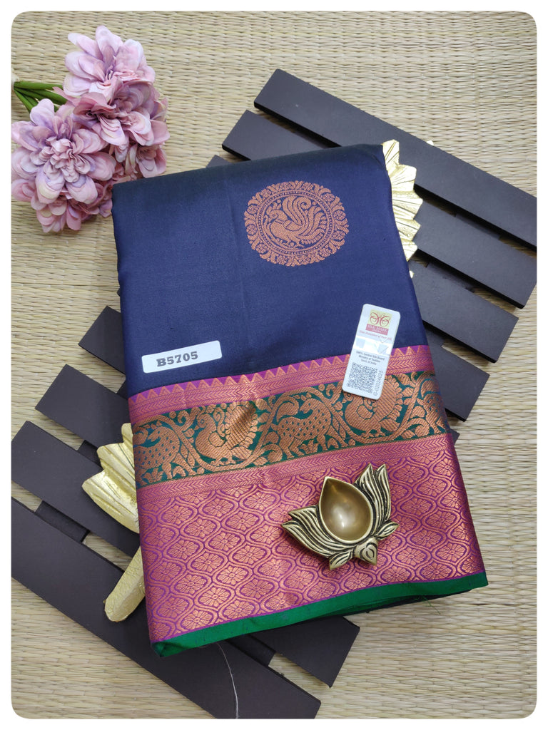 Kanchi Pure Silk Sarees #B5705