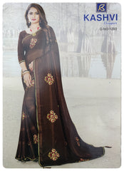 Designer Synthetic Saree #B5850