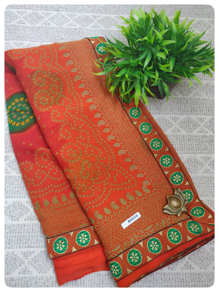 Fancy Saree- Kas Ful(6P) – Minu Business