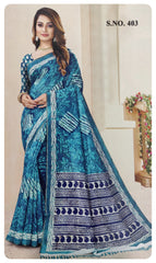 Printed Chanderi #B9194