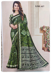 Printed Chanderi #B9195