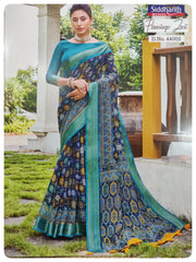 Fancy Cotton Sarees #C0457